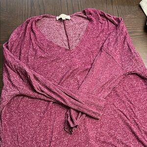 Philosophy Women's V-Neck Sweater in Berry